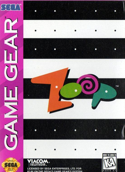 Zoop box art for Sega Game Gear
